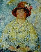 Pierre Auguste Renoir Portrait of Madame Renoir Spain oil painting artist